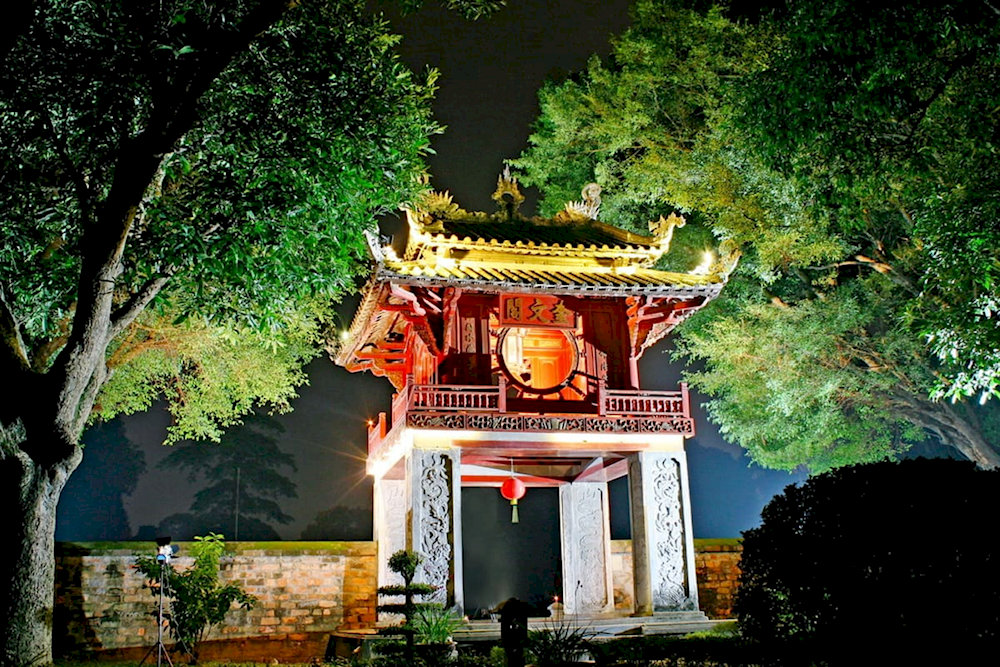 The Temple of Literature - National University was built in 1070, making it almost 1000 years old